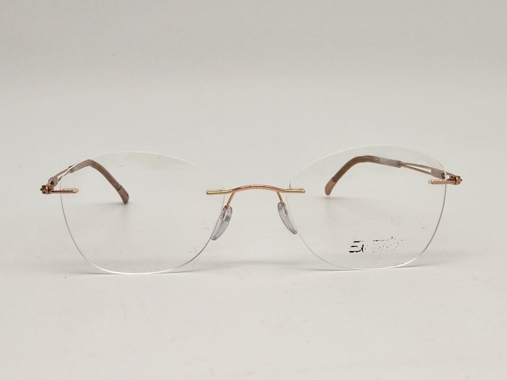 Silhouette Eyeglasses 5521 EU 3530 53 Titan Next Generation Rose Titanium Frames